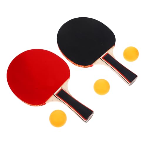 Kisangel 1 Satz Tischtennis-Set Netz Griptape Essiggurke Griff Badminton tischtennisplatten tischtennisball Requisiten für Tischtennisspiele Tischtennisschläger für Erwachsene Kleber Black von Kisangel