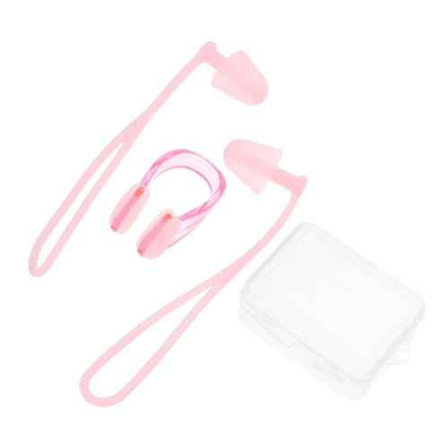 Kisangel 1 Set Silikon Schwimm Nasenklammer Schwimmer Erwachsene Nasenstöpsel Schaumstoff Aufkleber Für Schwimmbrillen Pool Damm Geräuschunterdrückung Schwimmen Kunststoff Rosa von Kisangel