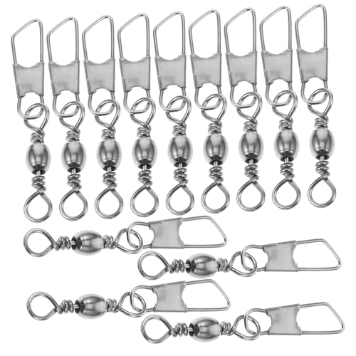 Kisangel 100 Stück Angelverbinder Angelausrüstung Angelausrüstung Zubehör Angelhaken Verbinder Angelrollen Wirbel Angelzubehör Angelrollenverbinder Silber Edelstahl Kisangel 100 Stück Angelverbinder Angelausrüstung Angelausrüstung Zubehör Angelhaken Verbinder Angelrollen Wirbel Angelzubehör Angelrollenverbinder Silber Edelstahl von Kisangel