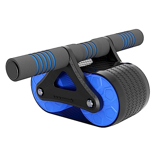 Kisangel 1stk Fitnessgerät Trainierender Muskelrolle Ab Maschine Trainingsgeräte Bauch Rad Klimmzugstangen Ab Rad Bauchrolle Bauchtrainingsgerät Bauchradrolle Sporttasche Rollrad Griff Blue von Kisangel