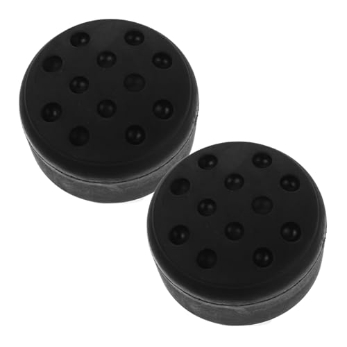 Kisangel 2st Bremskopf Für Rollschuhe Jam Plugs Für Schlittschuhe Bremsstopfen Für Rollschuhe Schlittschuhschoner Eiskunstlauf Rollschuh-Zehenschutz Bremsstopper Für Rollschuhe Gummi Black von Kisangel