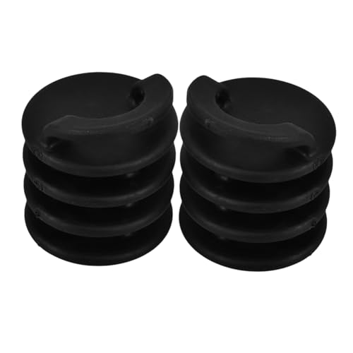 Kisangel 2st Kajak Wasserdichter Stecker Schmuddelig Kette Boot Kanulochstopfen Aufblasbares Kajak Waschbecken Stecker Waschbecken Sieb Stecker Ablassschraubensatz Bausatz Polyurethan Black von Kisangel