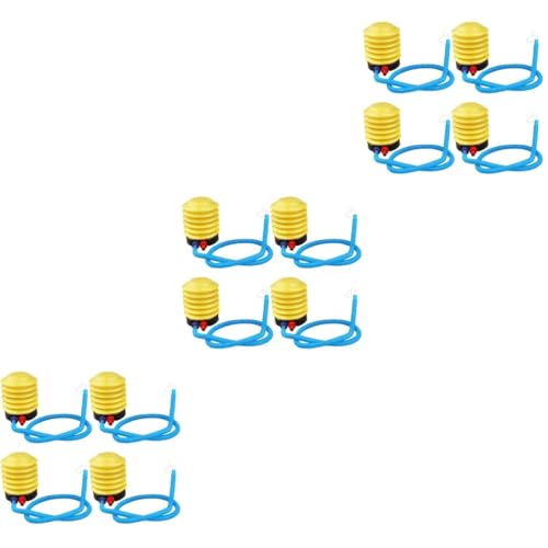 Kisangel 3 Sätze Fußpumpe Ballonstreifen Inflator-luftpumpe Luftpumpenstifte Für Bälle Maschine Liege Auto Spaß Fitness Geräte Ballongas Standpumpen Inflator Balgpumpe Plastik 4 Stück * 3 von Kisangel