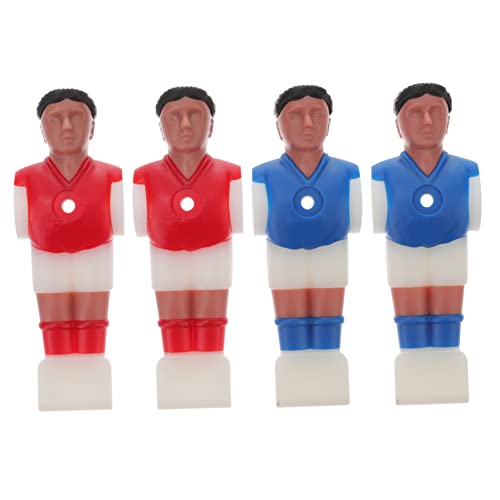 Kisangel 4 Stück Tischfußballspieler Fußball Marionette Tischfußball-Ersatz Mini-Ersatzfußbälle Zubehör für Tischfußball Fußballgeschenke für Männer Fußballspieler für Mini-Fußballer von Kisangel