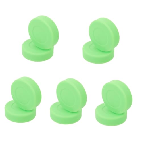 Kisangel 5 Sätze Eishockey-flachball Hockey-Puck-Tasche Air-Hockey-Hover-Puck Airhockey Hockey Puck Ice Balls Hockeypuck Aus Kunststoff Eishockey-Puck Für Das Training PVC Green 2 Stück * 5 von Kisangel