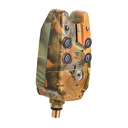 Kisangel Angelalarm Angel ausrüstung Angler ausrüstung Angeln zubehör Angelruten-Alarm Fishing Accessories Glocke Stange System Angelindikatoren Fischruten-Warnanzeige STK Camouflage von Kisangel