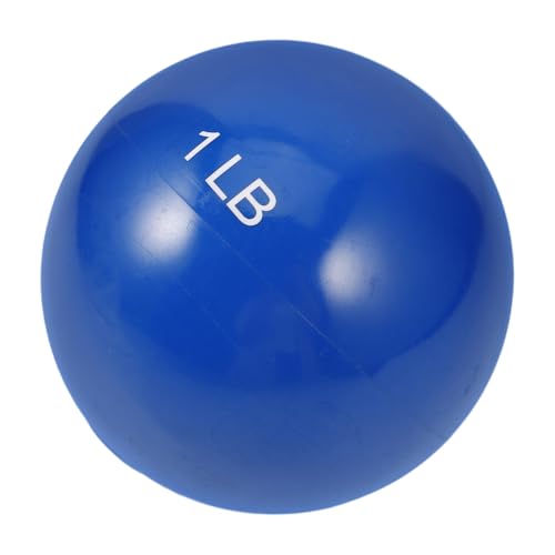 Kisangel Fitness-Maracas Fitness-Sandball Yoga Sandball Robuster Sandball Balance-Sandball Krafttraining Sandball Beschwerter Sandball Softball-Übungsball Baseball-Pitching-Ball PVC Blue von Kisangel