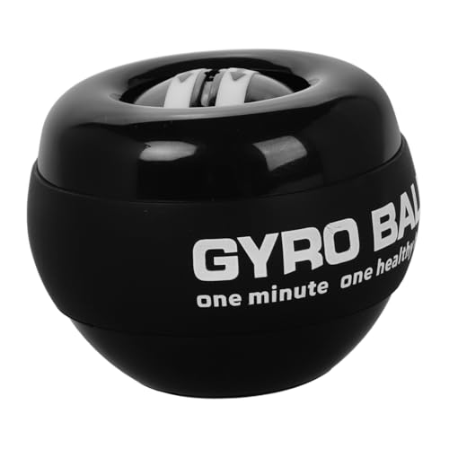 Kisangel Kugel Am Handgelenk Gyroballs Gyro Ball Karpaltunnel-handgelenkstütze Handdynamometer Griffstärke Handgriff Fingerstärkung Therapeutischer Kreiselball Griffmessgerät Black Plastik von Kisangel