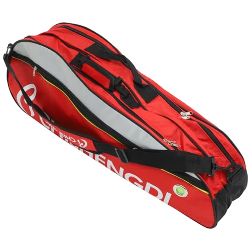 Kisangel Rucksack Für Badmintonschläger Badminton-organisationstasche Multifunktionale Schlägertasche Wiederverwendbare Badmintontasche Badminton-veranstalter 6 Schläger Tennistasche Nylon von Kisangel