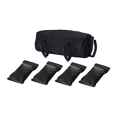 Kisangel Sandsack trainieren Gewichte und Sandsäcke Aufhängungssatz Trainingsgeräte Sandsäcke ohne Sand Sack Sand sandsack Training Power-Sandsack Trainingssandsäcke Mini-Sandsäcke Black von Kisangel