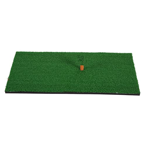 Kisangel Übungsmatte Netze Golfgrüne Matte Praxis Setzen Chipping-Spiel Gras Griffe Matte Kissen-t-Shirts Golfmatte Golfsimulator Spielplatz Abplatzen Pitching-Netz Künstlich Divot von Kisangel