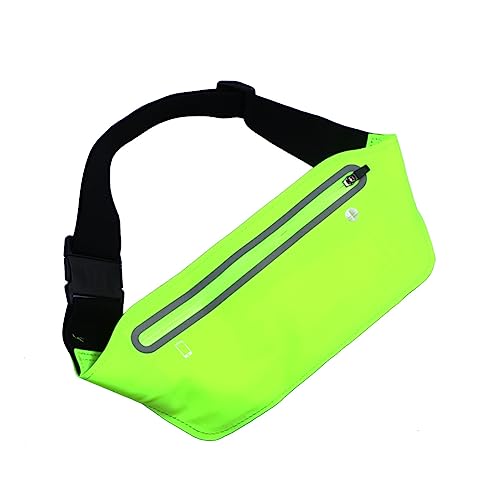 Pack Jogging-Tasche fitnessband fitnessbänder Handy halterungen telefonständer bauchtasch Lauftasche Sweat Belt sweatbelt jogginggürtel Handy Holder sportbag Laufgürtel Bund Green Kisangel von Kisangel