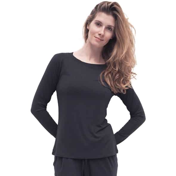 Kismet Nandi LS Damen Longsleeve (Anthrazit M ) Fitnessbekleidung von Kismet