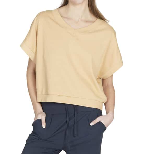 Kismet Shirt Damen (Hellbraun L ) Kurzarmunterhemden von Kismet