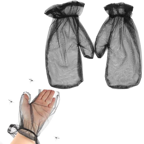 Kiuiom Insektenresistente Handschuhe,Anti-Mücken-Handschuhe,Mesh-Handschuhe Zum Handschutz,Strapazierfähige Handschuhe Angeln,Insektenschutz Handschuhe Für Camping,Für Außenbereich Angeln,1 Paar von Kiuiom