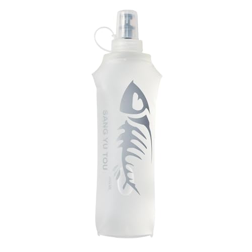 Kixolazr Soft Flask Faltbare Wasserflasche, Faltbare Laufwasserflaschen, Tragbarer Outdoor-Trinkbeutel, Faltbarer Gel-Wasserbehälter für Flüssigkeitszufuhr beim Radfahren, Laufen, Wandern Kixolazr Soft Flask Faltbare Wasserflasche, Faltbare Laufwasserflaschen, Tragbarer Outdoor-Trinkbeutel, Faltbarer Gel-Wasserbehälter für Flüssigkeitszufuhr beim Radfahren, Laufen, Wandern von Kixolazr