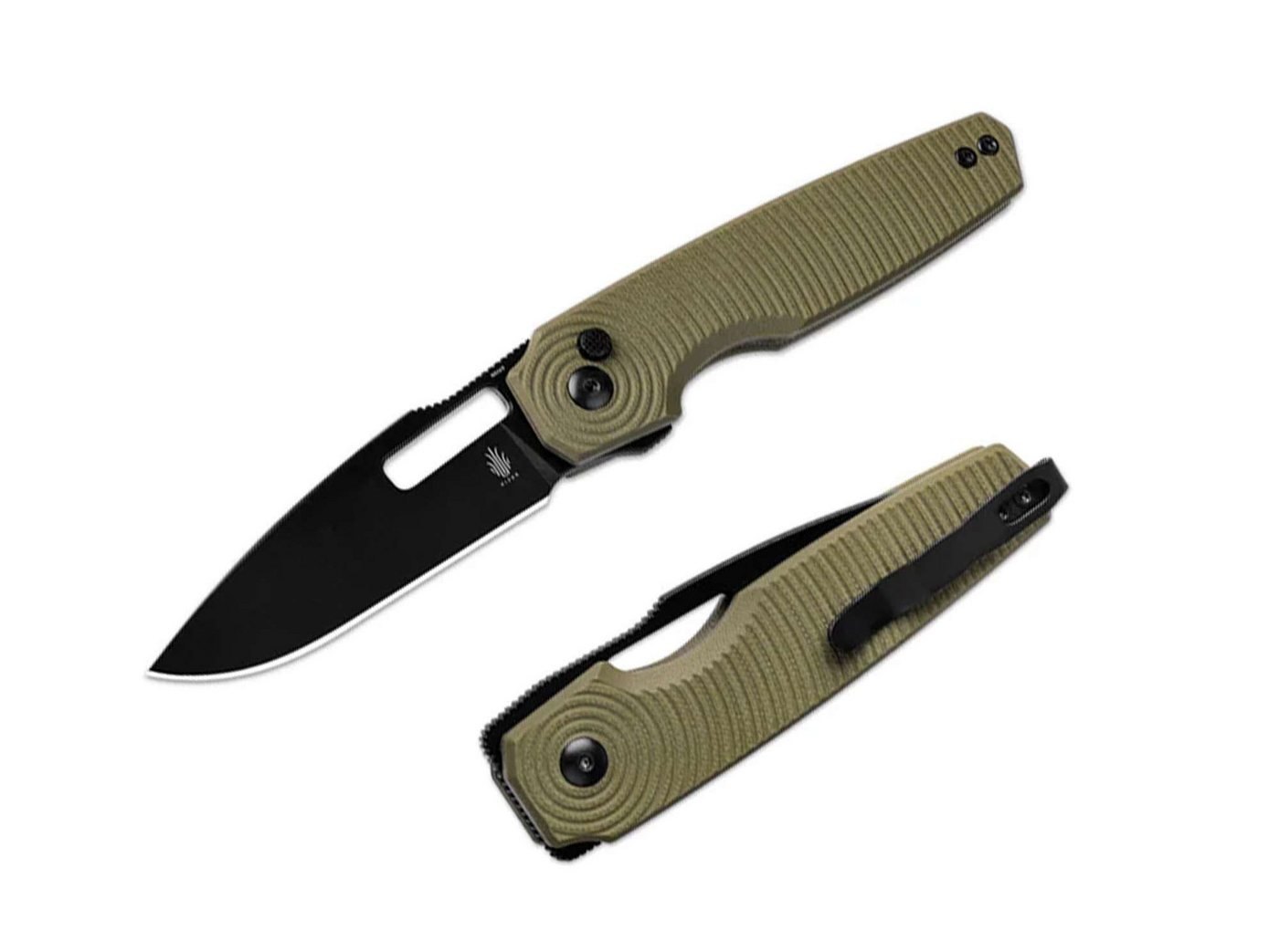 Kizer Taschenmesser Kizer Dogfish G10 OD Green Black Blade Kizer Taschenmesser Kizer Dogfish G10 OD Green Black Blade von Kizer