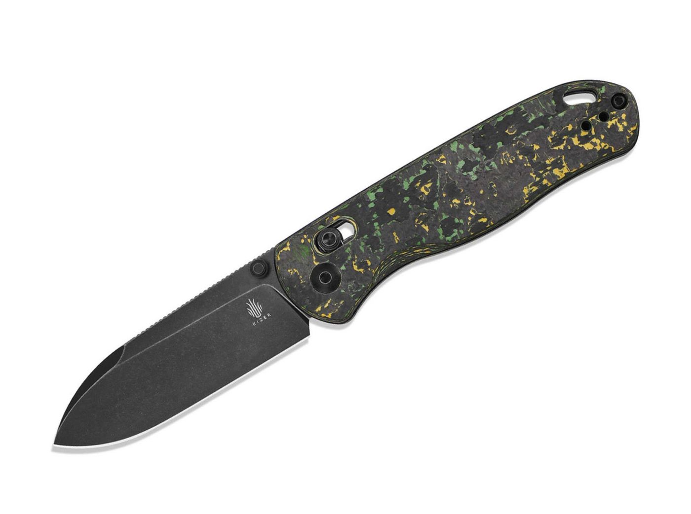 Kizer Taschenmesser Kizer Drop Bear CF Yellow & Green Kizer Taschenmesser Kizer Drop Bear CF Yellow & Green von Kizer
