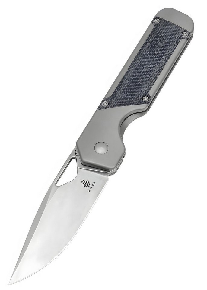 Kizer Taschenmesser Kizer Knives Taschenmesser Militaw, Titan + Micarta, stonewashed Kizer Taschenmesser Kizer Knives Taschenmesser Militaw, Titan + Micarta, stonewashed von Kizer