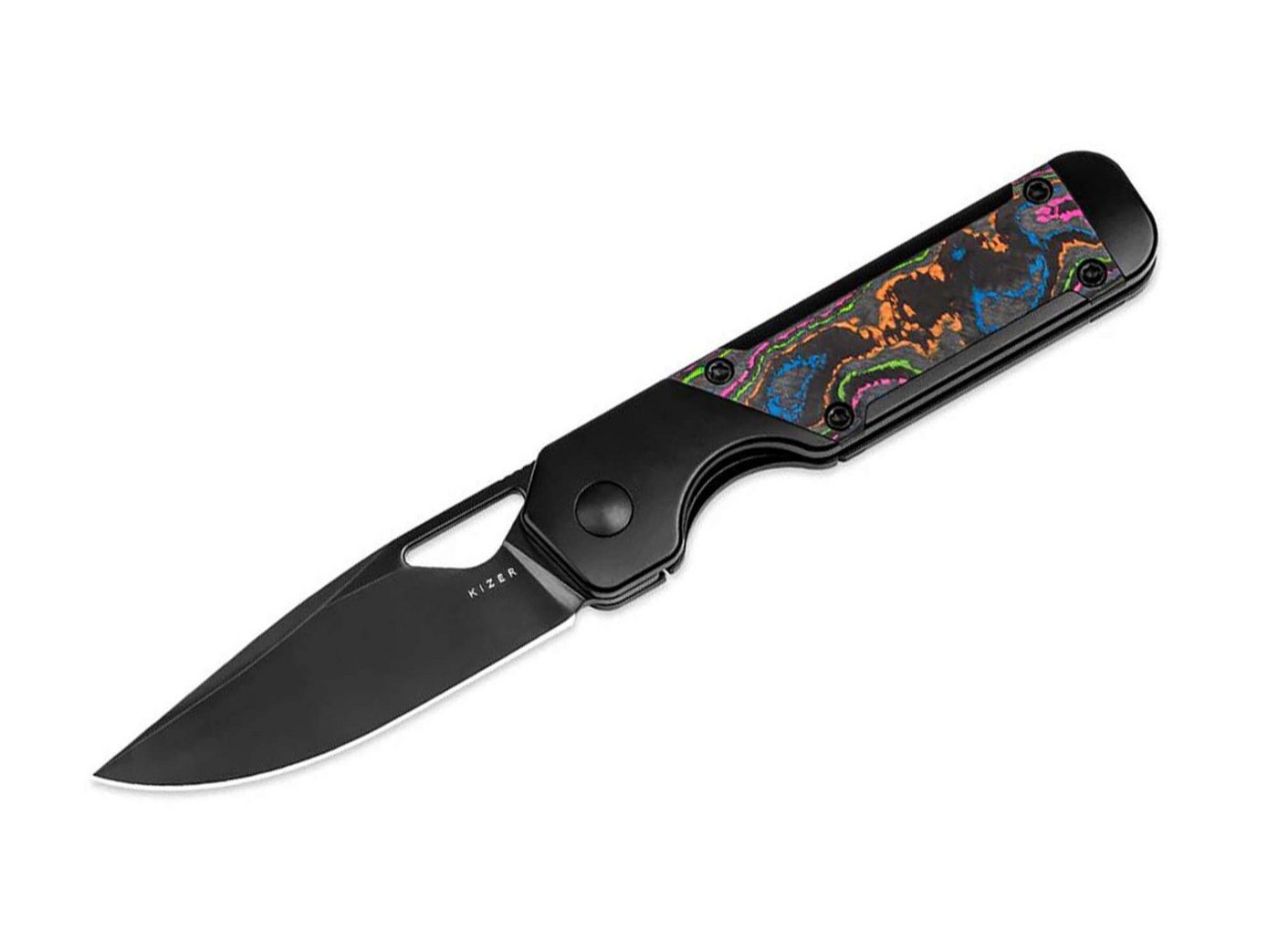 Kizer Taschenmesser Kizer Mini Militaw Titanium CF 80's Kizer Taschenmesser Kizer Mini Militaw Titanium CF 80's von Kizer