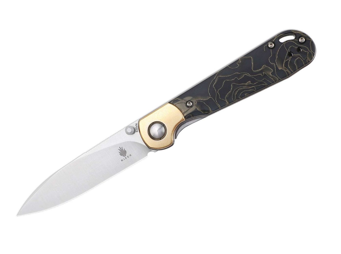 Kizer Taschenmesser Kizer PPY Brass Raffir Kizer Taschenmesser Kizer PPY Brass Raffir von Kizer