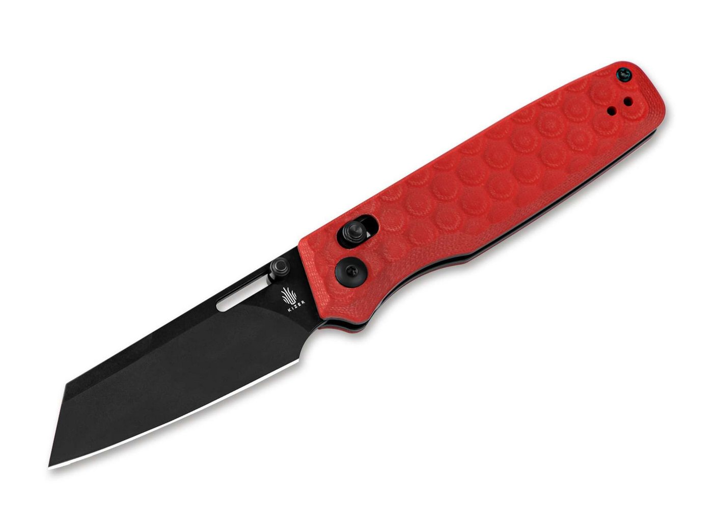 Kizer Taschenmesser Kizer Task Nitro-V G10 Red Black Blade Kizer Taschenmesser Kizer Task Nitro-V G10 Red Black Blade von Kizer