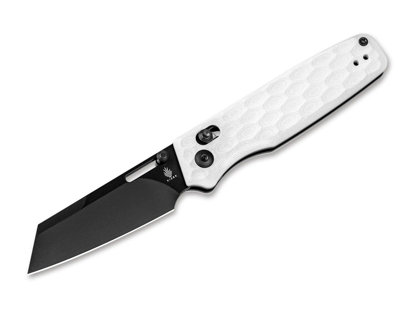 Kizer Taschenmesser Kizer Task Nitro-V G10 White Black Blade Kizer Taschenmesser Kizer Task Nitro-V G10 White Black Blade von Kizer