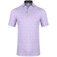 Kjus Golfer Halbarm Polo lila von Kjus