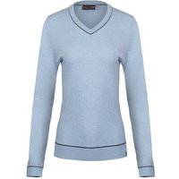 Kjus Kicki V-Neck Pullover Strick türkis von Kjus