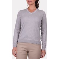 Kjus Kicki V-Neck Pullover hellgrau melange Kjus Kicki V-Neck Pullover hellgrau melange von Kjus