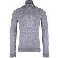 Kjus Liam Techwool Half-Zip Thermo Midlayer grau melange von Kjus