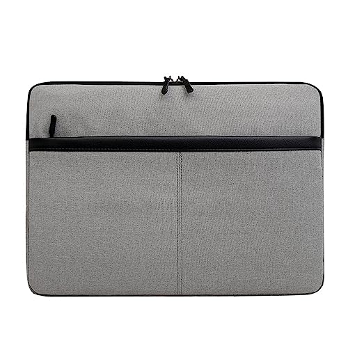 Schlanke und stilvolle Laptoptasche, Aktentaschen, 28,1 cm, 38,1 cm, 15 Zoll (38,1 cm), leichte Handtasche, grau von Klaisy