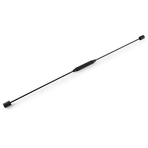 Klarfit FL160EX Flexbar Swing Stick Schwingstab (gegen Rückenschmerzen, Ganzkörpertraining, steigert Koordination und Ausdauer, Fiberglas, Schwunggewichte) schwarz von Klarfit