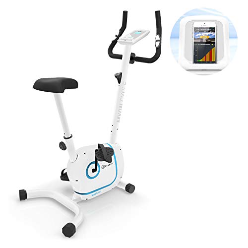 Klarfit Myon Cycle Heimtrainer Fahrrad - Ergometer mit 12 kg Schwungmasse, Hometrainer mit Pulsmesser, 8-stufiger Widerstand, Rahmenantrieb mit SilentBelt, Tablethalterung, weiß Klarfit Myon Cycle Heimtrainer Fahrrad - Ergometer mit 12 kg Schwungmasse, Hometrainer mit Pulsmesser, 8-stufiger Widerstand, Rahmenantrieb mit SilentBelt, Tablethalterung, weiß von Klarfit