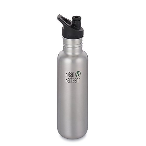 Klean Kanteen Edelstahlflasche Flasche Classic Sports Cap, Silber, 0.8 Liter, 100619 Klean Kanteen Edelstahlflasche Flasche Classic Sports Cap, Silber, 0.8 Liter, 100619 von Klean Kanteen