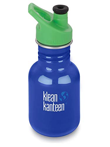 Klean Kanteen Erwachsene Classic mit Sport Cap 3.0 Trinkflasche, Coastal Waters, S von Klean Kanteen