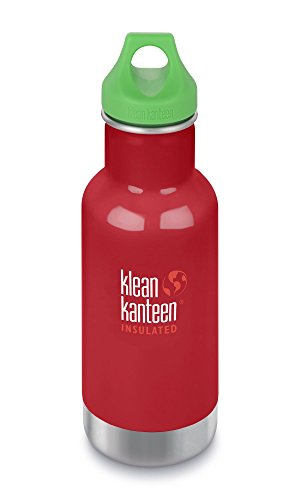 Klean Kanteen Erwachsene Vakuumisoliert mit Loop Cap Trinkflasche, Mineral Red, S Klean Kanteen Erwachsene Vakuumisoliert mit Loop Cap Trinkflasche, Mineral Red, S von Klean Kanteen