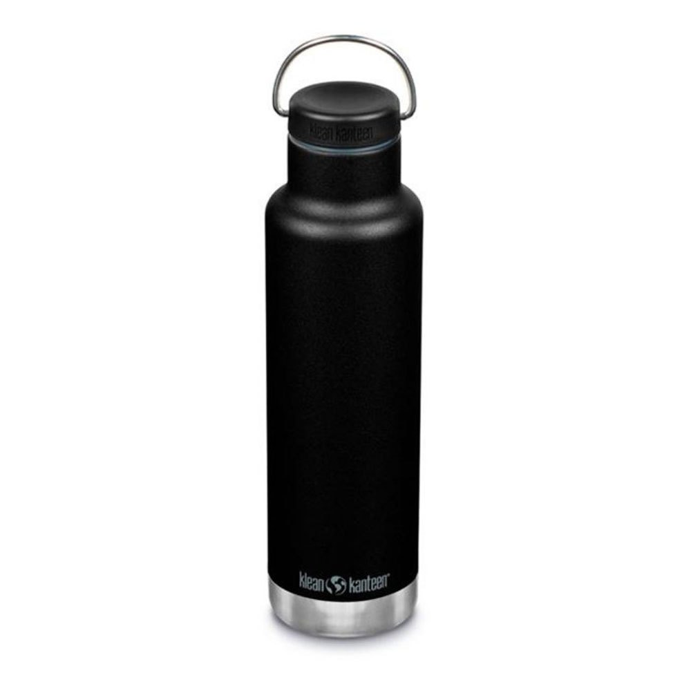 Klean Kanteen Insulated Classic Stainless Steel Bottle 590ml Loop Cap Schwarz von Klean Kanteen