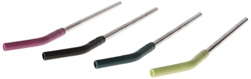 Klean Kanteen Strohhalm, Edelstahl, mit sicheren, abnehmbaren Silikonspitzen, 8 mm Durchmesser, mehrfarbig, Einheitsgröße (1005789), 4 Stück Klean Kanteen Strohhalm, Edelstahl, mit sicheren, abnehmbaren Silikonspitzen, 8 mm Durchmesser, mehrfarbig, Einheitsgröße (1005789), 4 Stück von Klean Kanteen