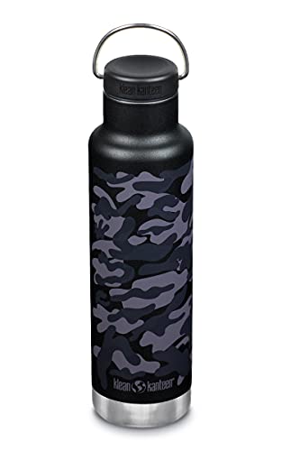 Klean Kanteen Unisex – Erwachsene Classic Schlaufenkappe, Black Camo, One Size von Klean Kanteen