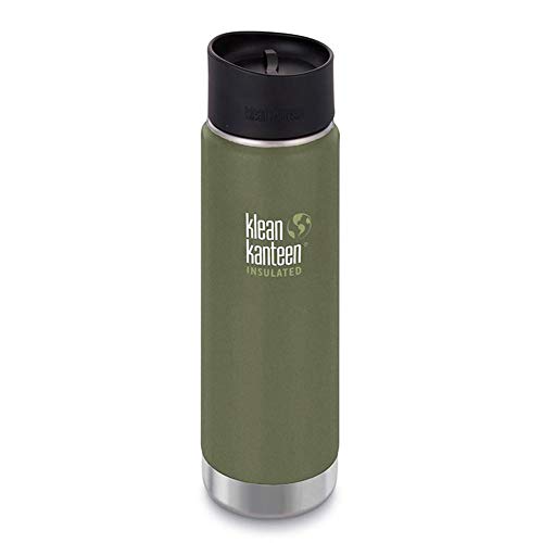 Klean Kanteen Wide Vakuumisoliert mit Cafe Cap 2.0 Trinkflasche, Fresh Pine Matt, L von Klean Kanteen