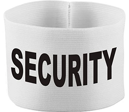 Kleiner Fratz gummielastische Armbinde 10 cm personalisiert mit Security (Farbe Weiss) (Gr. Senior - 28 cm) von Kleiner Fratz