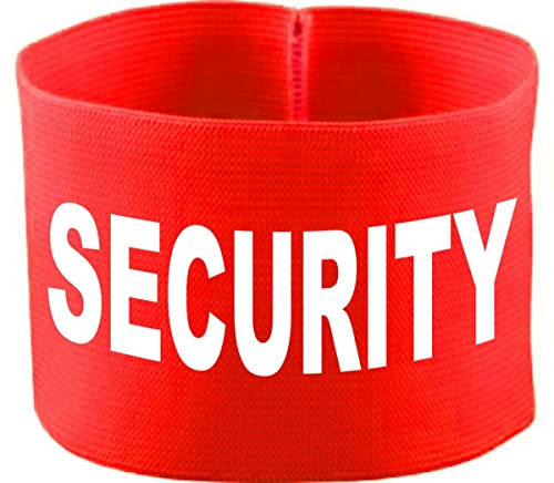 Kleiner Fratz gummielastische Armbinde 10 cm personalisiert mit Security (Farbe rot) (Gr. 3XL - 33 cm) von Kleiner Fratz