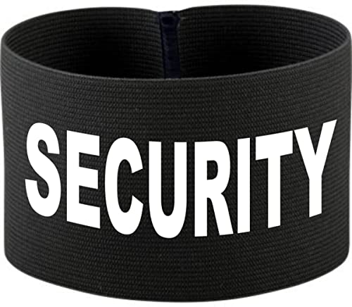 Kleiner Fratz gummielastische Armbinde 10 cm personalisiert mit Security (Farbe schwarz) (Gr. 3XL - 33 cm) von Kleiner Fratz