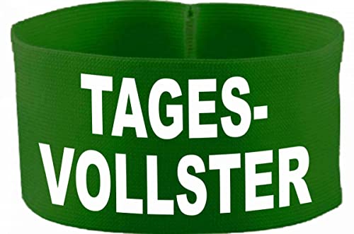 Kleiner Fratz gummielastische Armbinde 10 cm personalisiert mit TAGESVOLLSTER (Farbe grün) (Gr. 3XL - 33 cm) von Kleiner Fratz