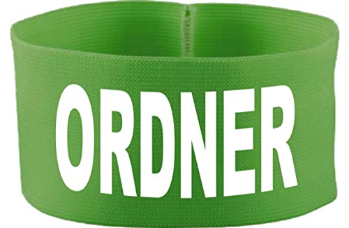 Kleiner Fratz gummielastische Armbinde 5 cm Bedruckt mit Ordner (Farbe limegrün) (Gr. 3XL - 33 cm) von Kleiner Fratz