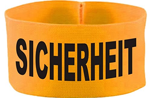 Kleiner Fratz gummielastische Armbinde 5 cm Bedruckt mit Sicherheit (Farbe gelb) (Gr. 3XL - 33 cm) von Kleiner Fratz