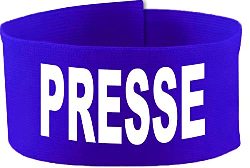 Klett Armbinde 5 cm Bedruckt mit Presse (Farbe Royalblau) (Gr. 3XL - 35-45 cm) von Kleiner Fratz