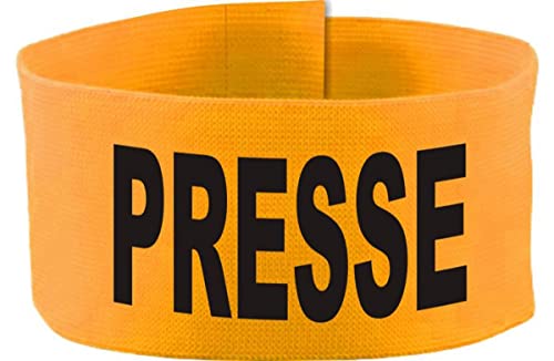 Klett Armbinde 5 cm Bedruckt mit Presse (Farbe gelb) (Gr. 3XL - 35-45 cm) von Kleiner Fratz