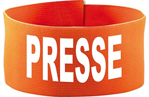 Klett Armbinde 5 cm Bedruckt mit Presse (Farbe orange) (Gr. 3XL - 35-45 cm) von Kleiner Fratz